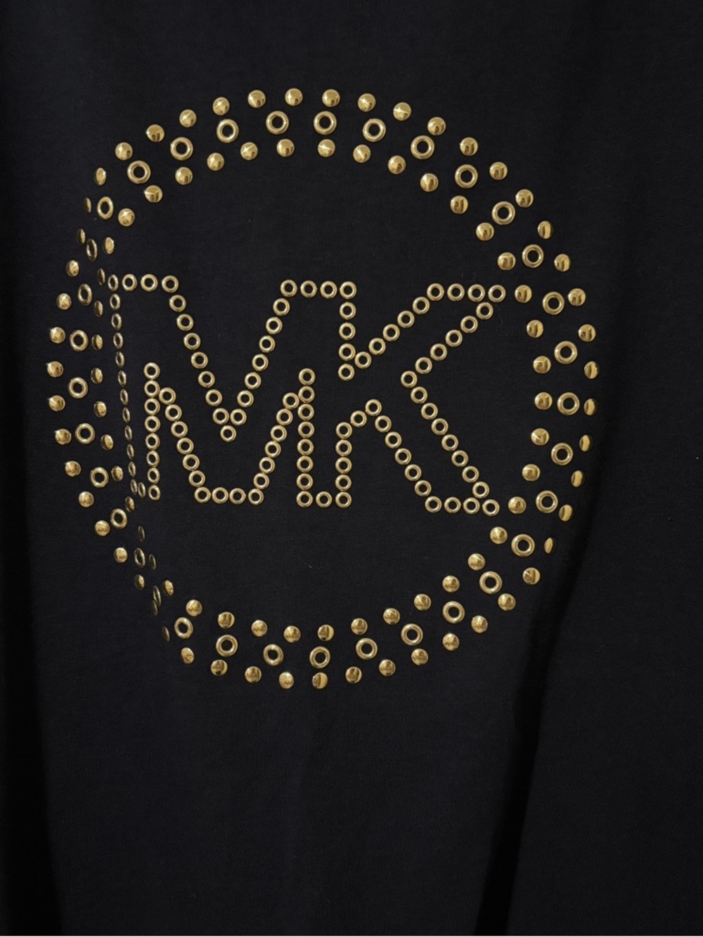 Michael Kors Midnight Blue Tee with Logo Tag - Picture 3 of 7